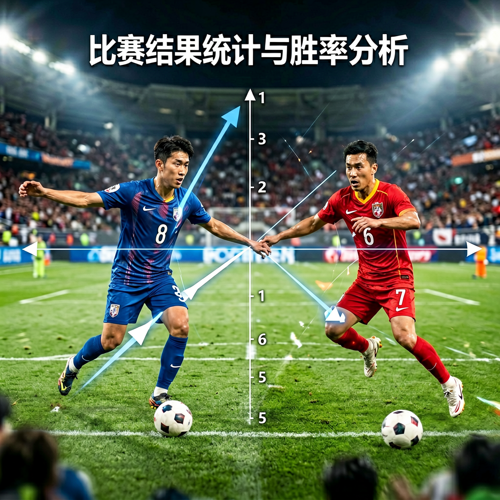 比赛结果统计与胜率分析图表